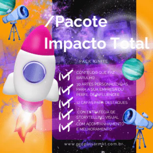 Artes profissionais para seu Instagram: Pacote Impacto Total