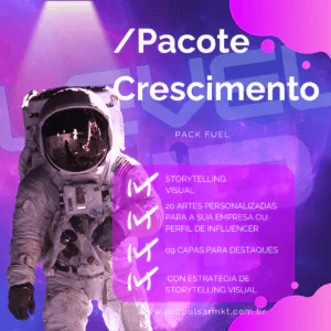 Artes profissionais para seu Instagram: Pacote Crescimento
