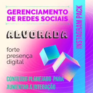 Gerenciamento de Redes Sociais: Instagram Pack Alvorada